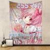 Puella Magi Madoka Magica Printed Large Wall Tapestry Indian Buddha Wall Decoration Witchcraft Bohemian Hippie Wall Art Decor