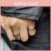 Elegant Copper Lucky Dog Ring For Women Featuring Chic Geometric Style For 2024