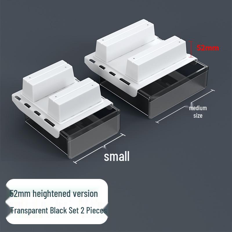 Invisible Under-Desk Storage Drawer for Office Workstation
