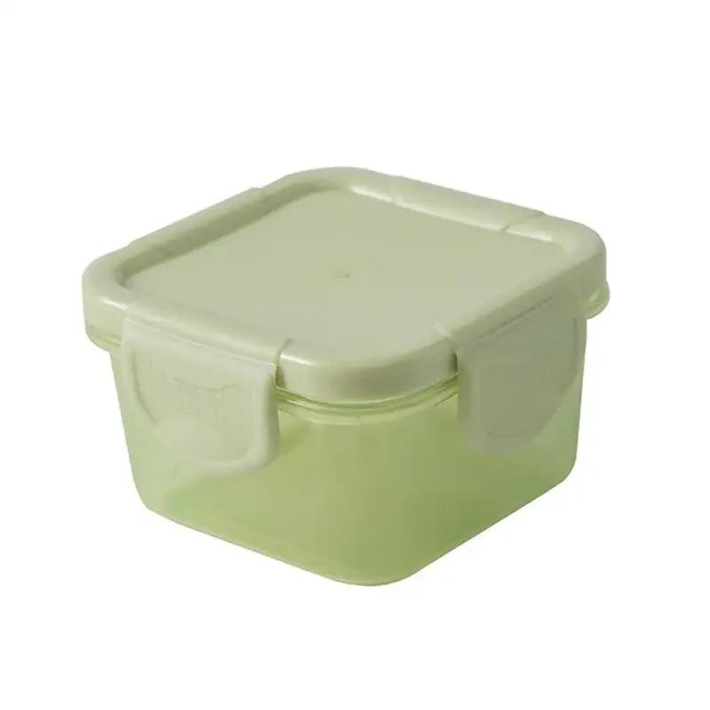 Contenitore per alimenti in plastica di piccole dimensioni, a prova di umidità, mini contenitore per la cucina con coperchio a prova di perdite, accessori per la cucina