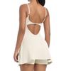 Women's Loose Casual Color Dress With Chest Cushion, Beautiful Back Strap, Yoga Tennis Skirt, Dress