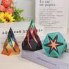 3D Printed Impossible Stone Passthrough Plaything Helix Spinning Pressure Reducing Plaything Pass Through Pyramid Vortex Thread Illusion Plaything