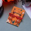 Halloween Party Earrings, Stud Top Drop Pair with Enamel Style Finish for Photo Looks, Fall Gatherings, and Dress Up