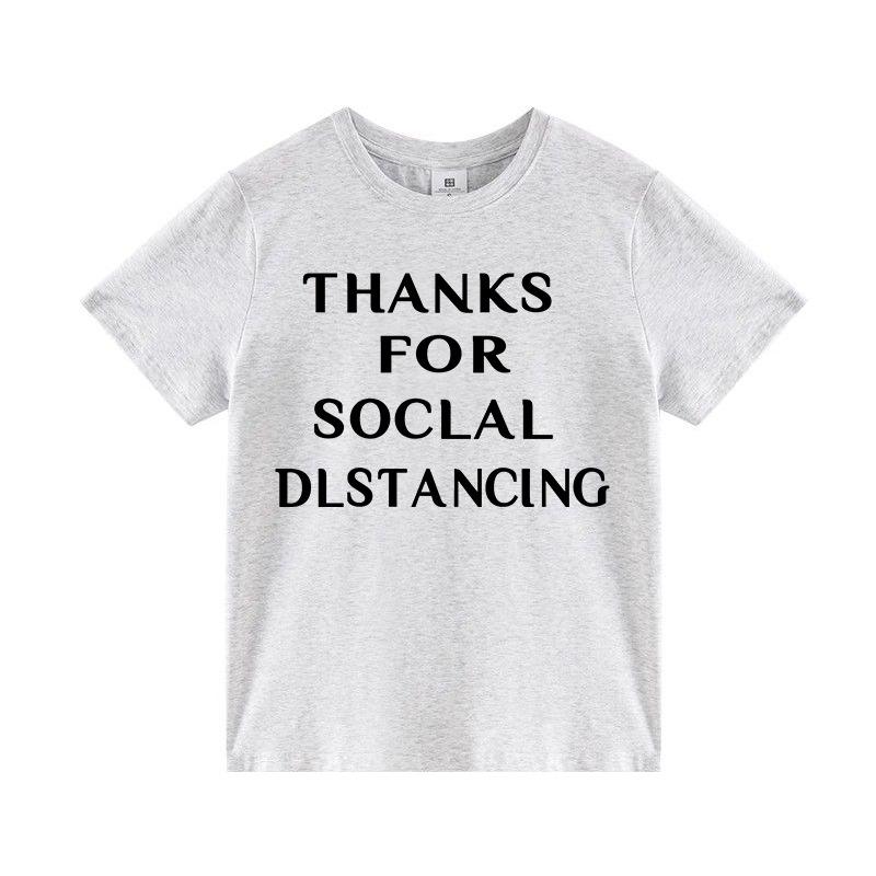 Summer new front shoulder crew neck letter print design short-sleeved T-shirt women's casual wear versatile bottoming shirt top