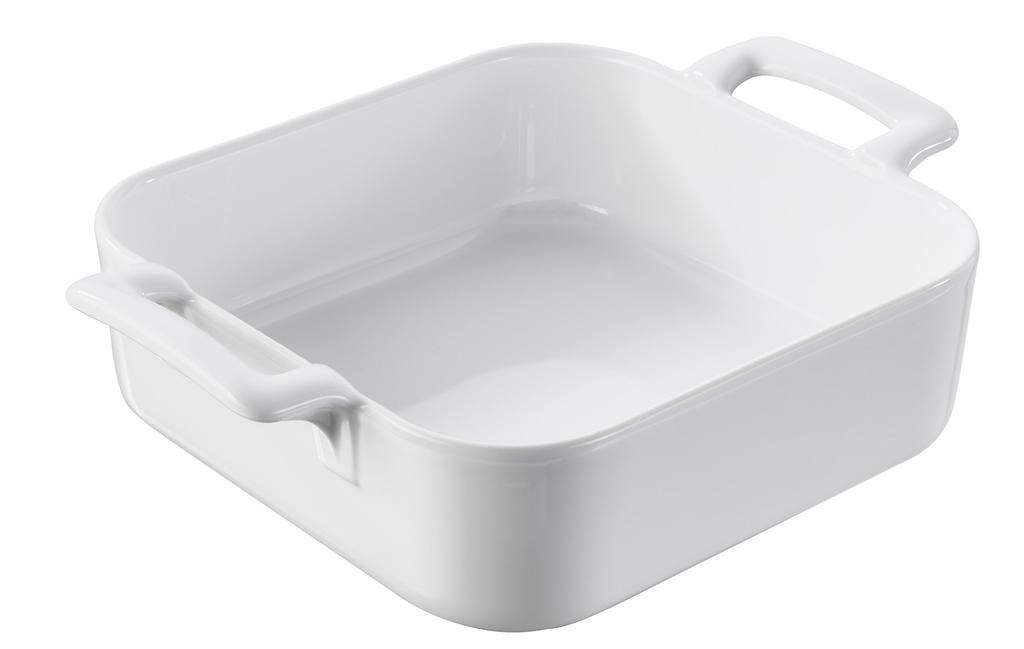 REVOL Deep Square Baking Dish 20cm White 621333