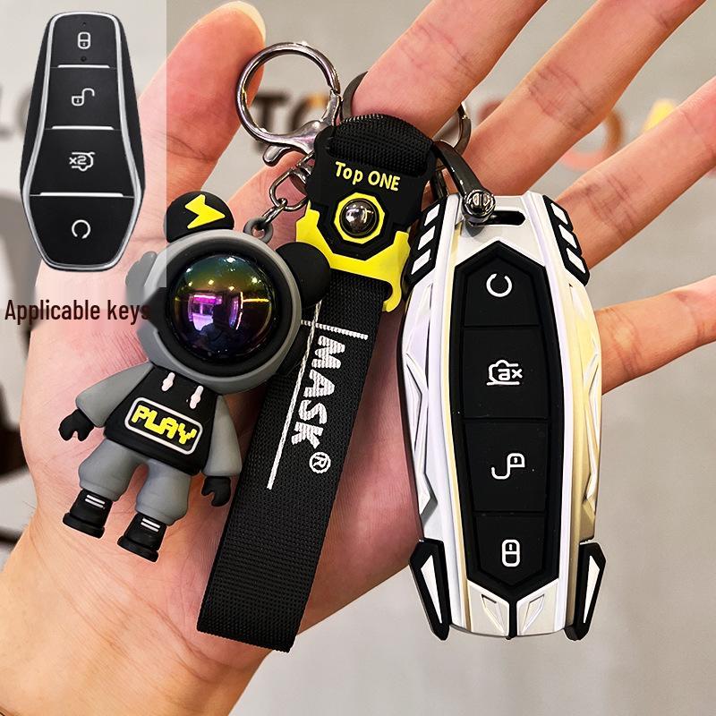 BYD Han Key Fob Cover for DMP Dolphin, Seal EV, Yuan Pro, Tang, Qin, Song Plus DMI Cars