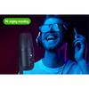 360 Degrees Rotatable USB Condenser Microphone with 3.5mm Port Gain Control Microphone for PC