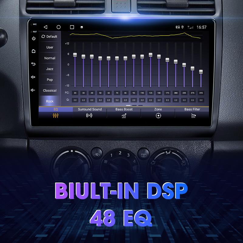 Android 12 Car Radio For Suzuki Swift 2003 - 2010 2 Din GPS Navigation Carplay Auto Stereo Intelligent Systems Smart Autoradio