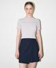 Artid Pleated Wrap Skirt_Navy