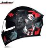 Dual Lens Motorcycle Helmet Off-Road ATV Scooter Riding Full Face Safety Women Men Adult ABS Material