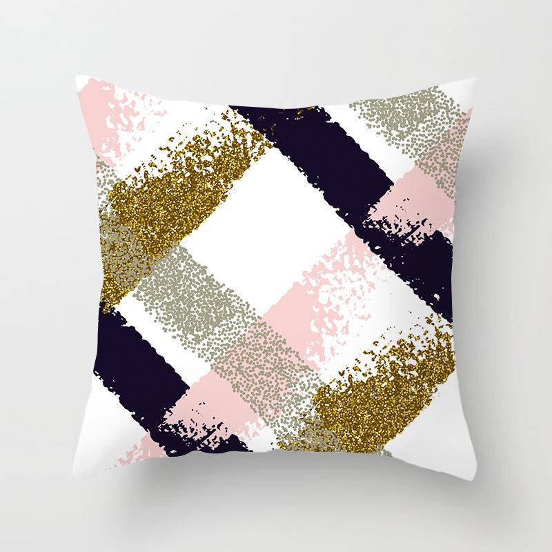 Nordisch Ins Kissen Polka Dot Geometrischer Streifen Kissenbezug Quadratische Heimtextilien