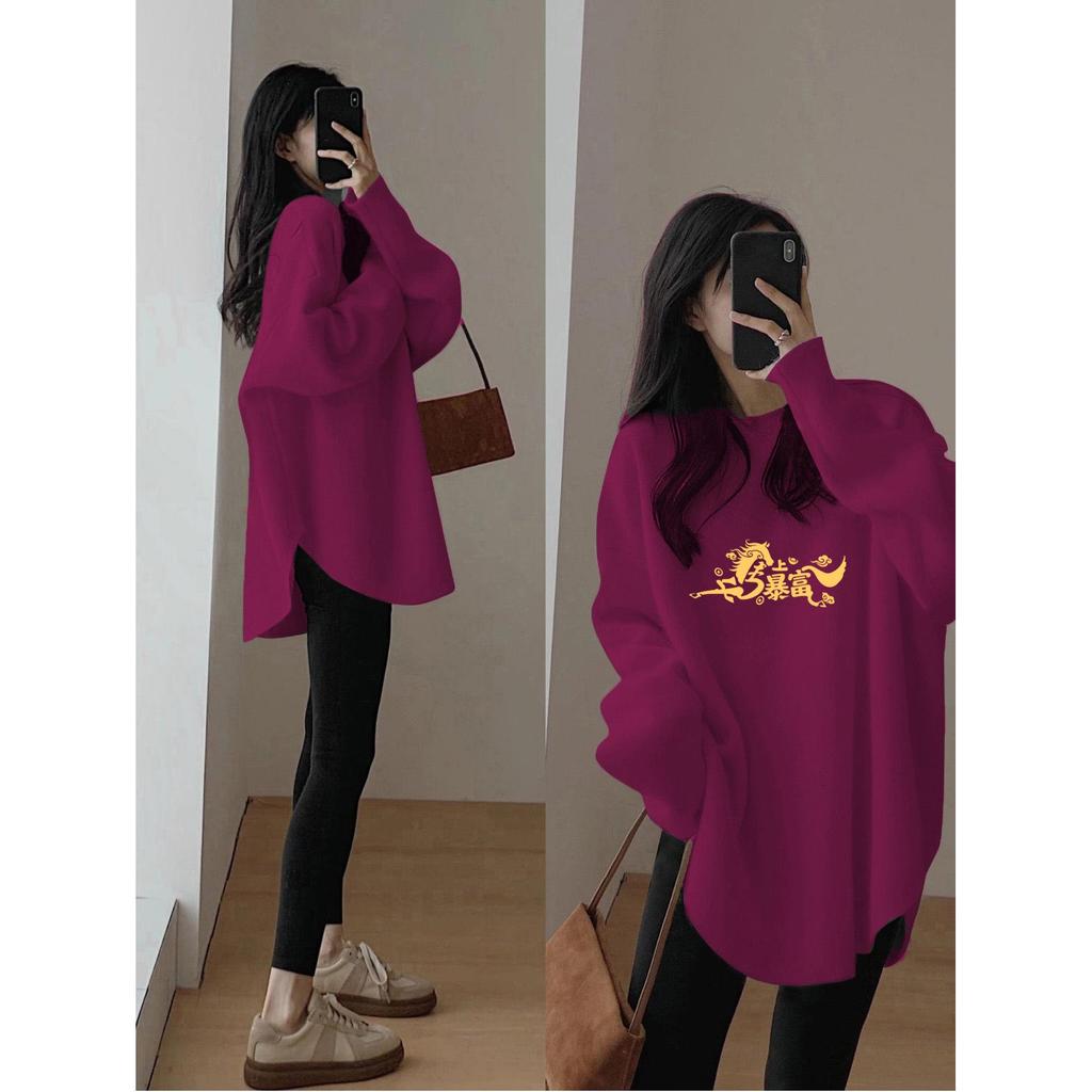Women's Mid-Length White Hoodie with Shark Pants - Autumn/Winter 2025