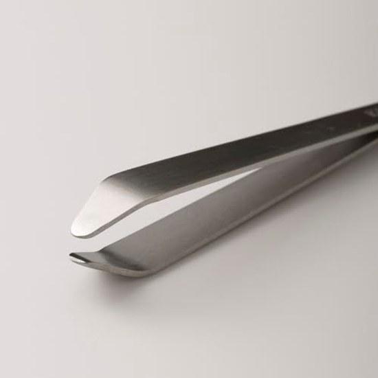 KAI Surutto Tweezers Round Tip Stainless Made Japan Fine Curved KQ3280
