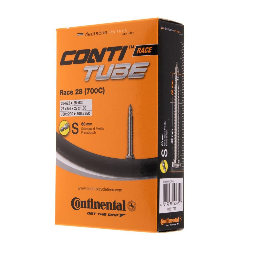 

Set of two Continental Race28 700x20-25C (60mm Presta) tubes [Imported]