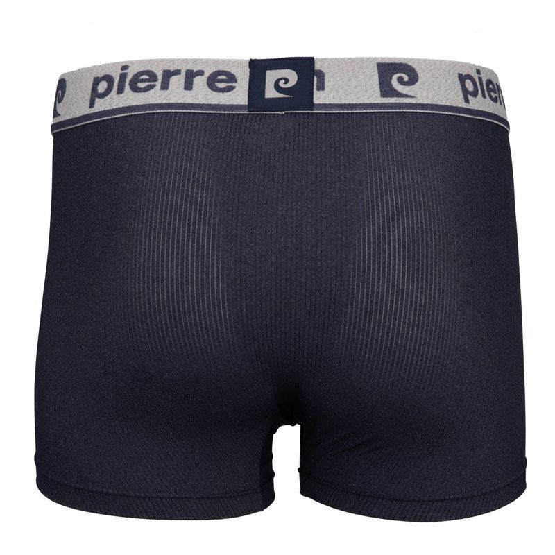 Bokserka z prążkowanej mikrofibry z gumką Męska PIERRE CARDIN