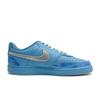 Nike Court Vision 1 Synthetic Leather Hand Drawn Graffiti Lightweight Breathable Low top Skateboard Shoes Unisex DH2987- 101(team1613)