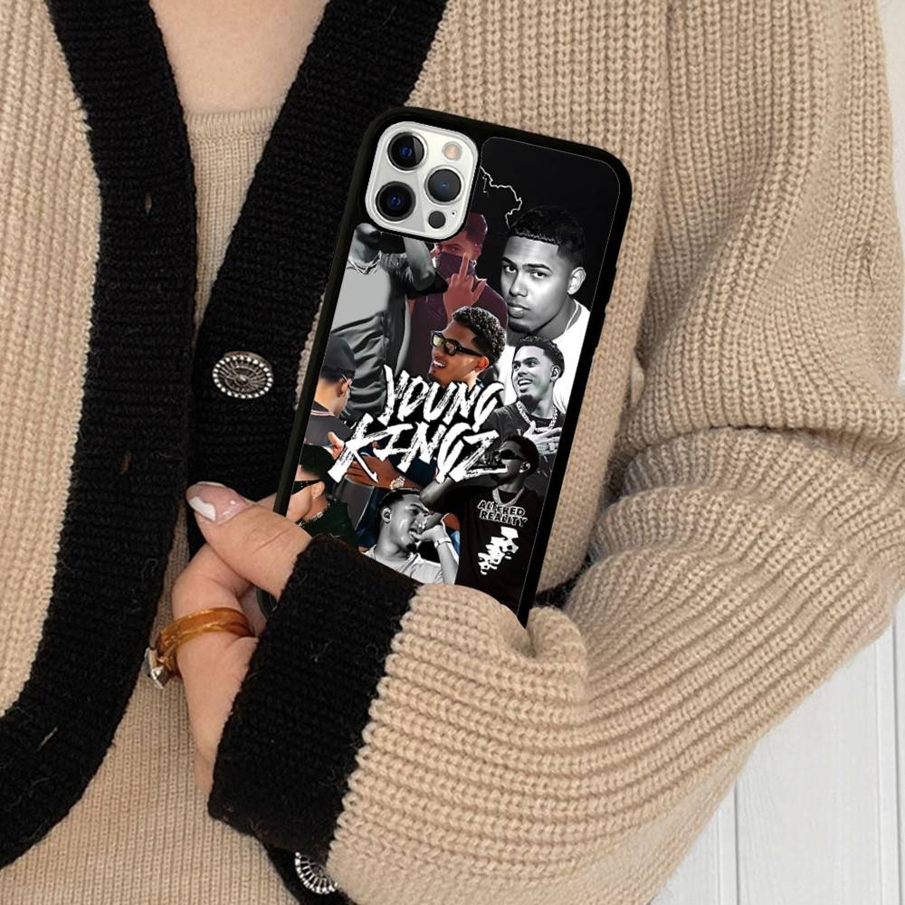 Myke Towers Rapper PC+TPU Phone Case For IPhone 11 12 13 14 15 16 17 Plus Pro Max Cover