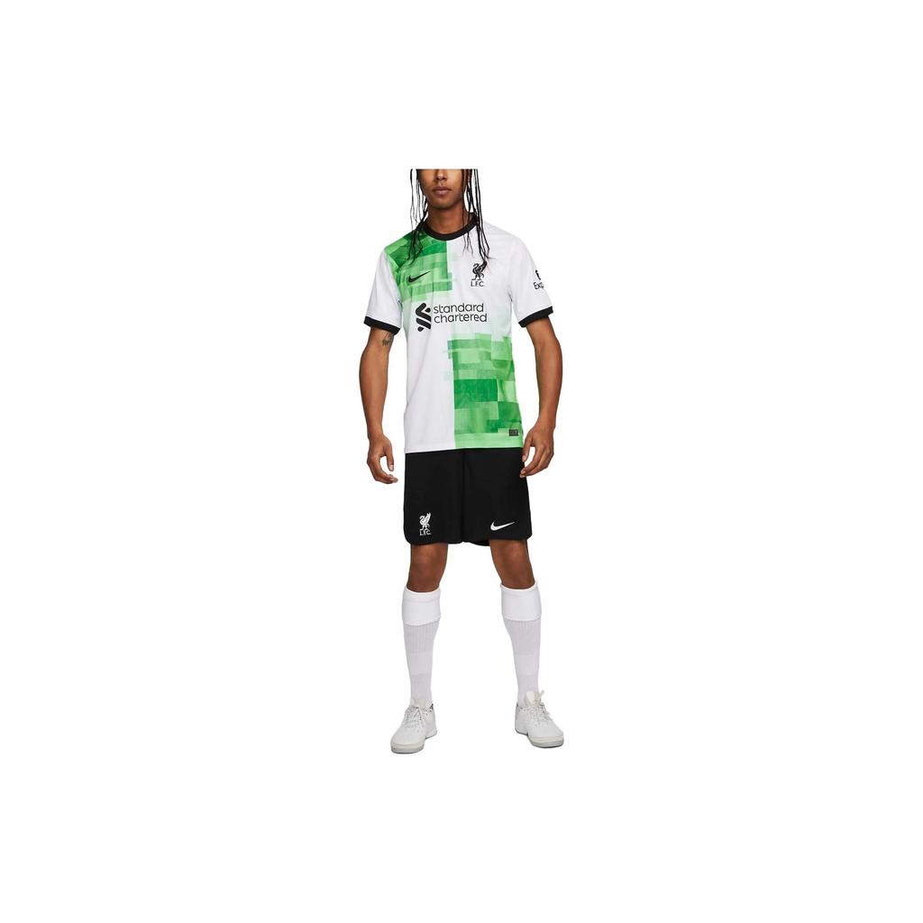 Nike Fußballtrikots Herren Weiß Moderat Gerader Schnitt DX2690-101