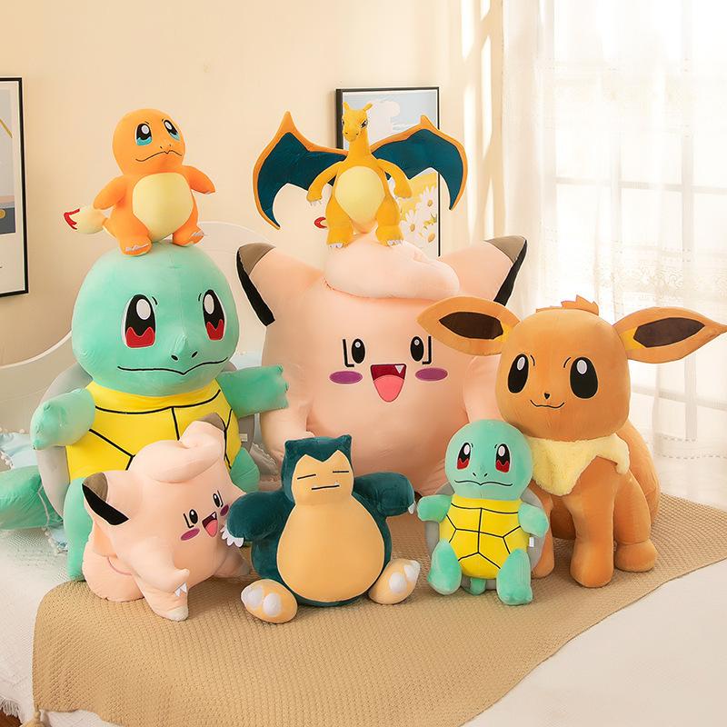 40cm Large Size Pokemon Plush Toy Snorlax Beast Cartoon Pikachu Plushies Cloth Doll Children's Giftjavascript: