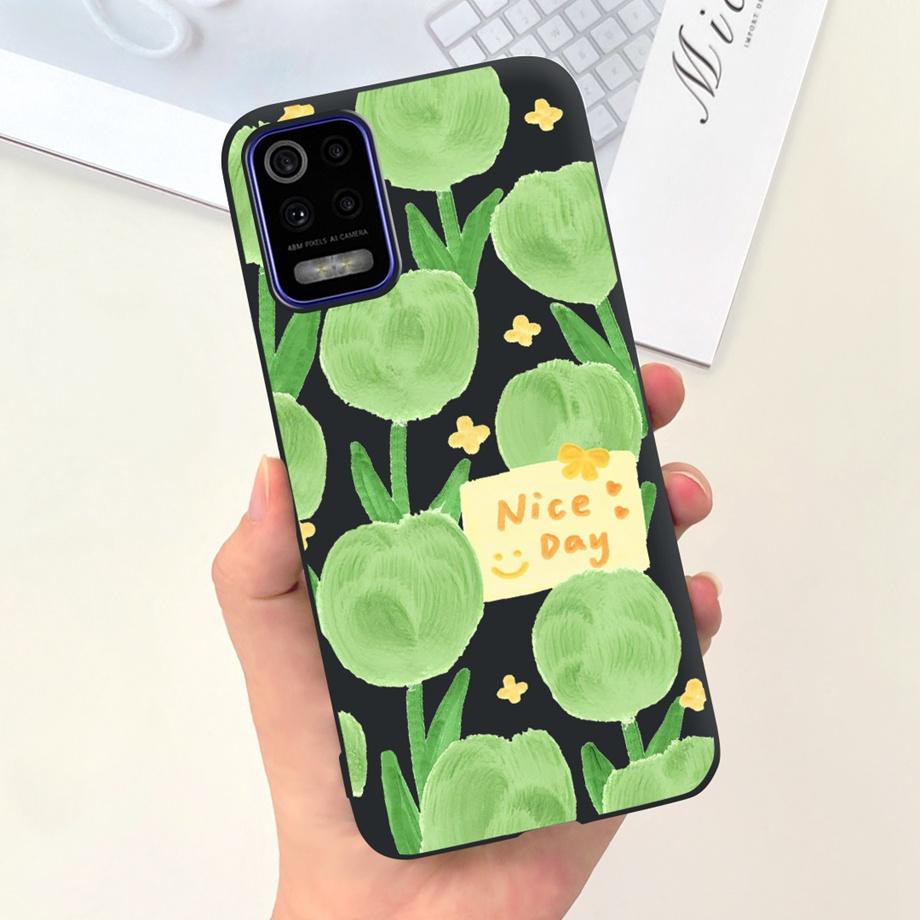 For LG K52 Q52 2020 Phone Case Soft Matte Silicone Capa For LGK52 LGQ52 2020 Funda Goothic Style Cartoon Back Cover Cute Pattern