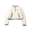 Sportbekleidung Strickjacke mit halbem Reißverschluss Damen Oberteile Weiß CJ6283-110