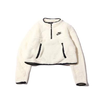 Sportswear Half-Zip Knit Jacket Women Tops White CJ6283-110