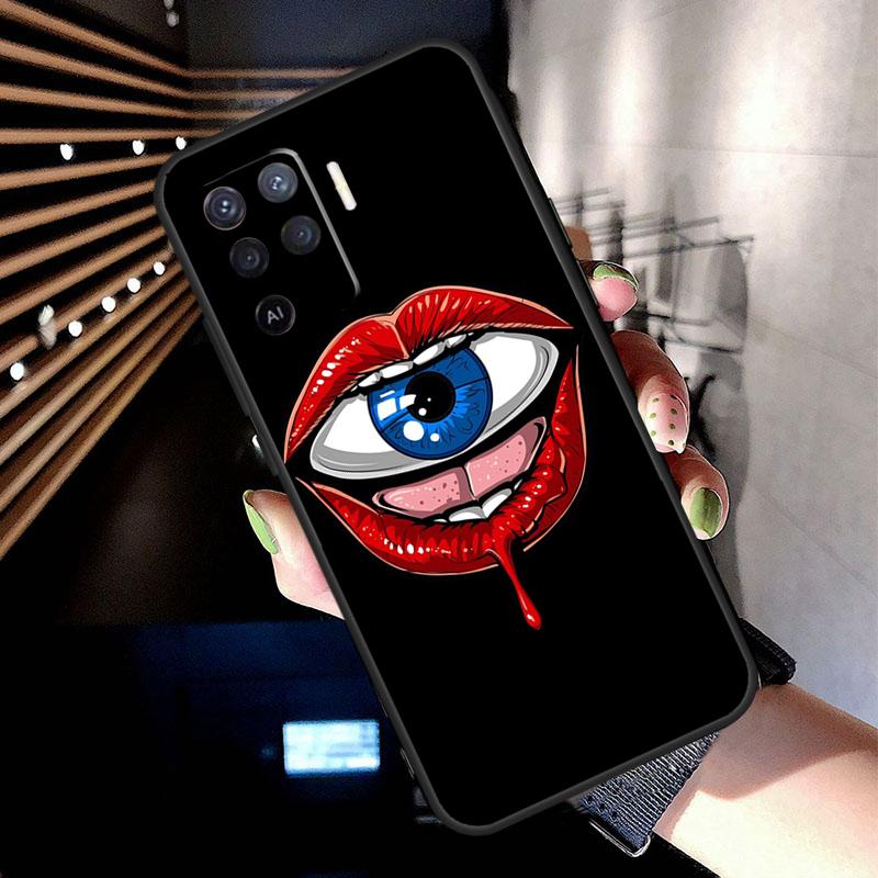 Monster Eye Hand Case For Oppo A5 Pro A15 A17 A57 A77 A18 A38 A58 A78 A98 A94 A74 A54 A16 A76 A96 A40 A60 A80