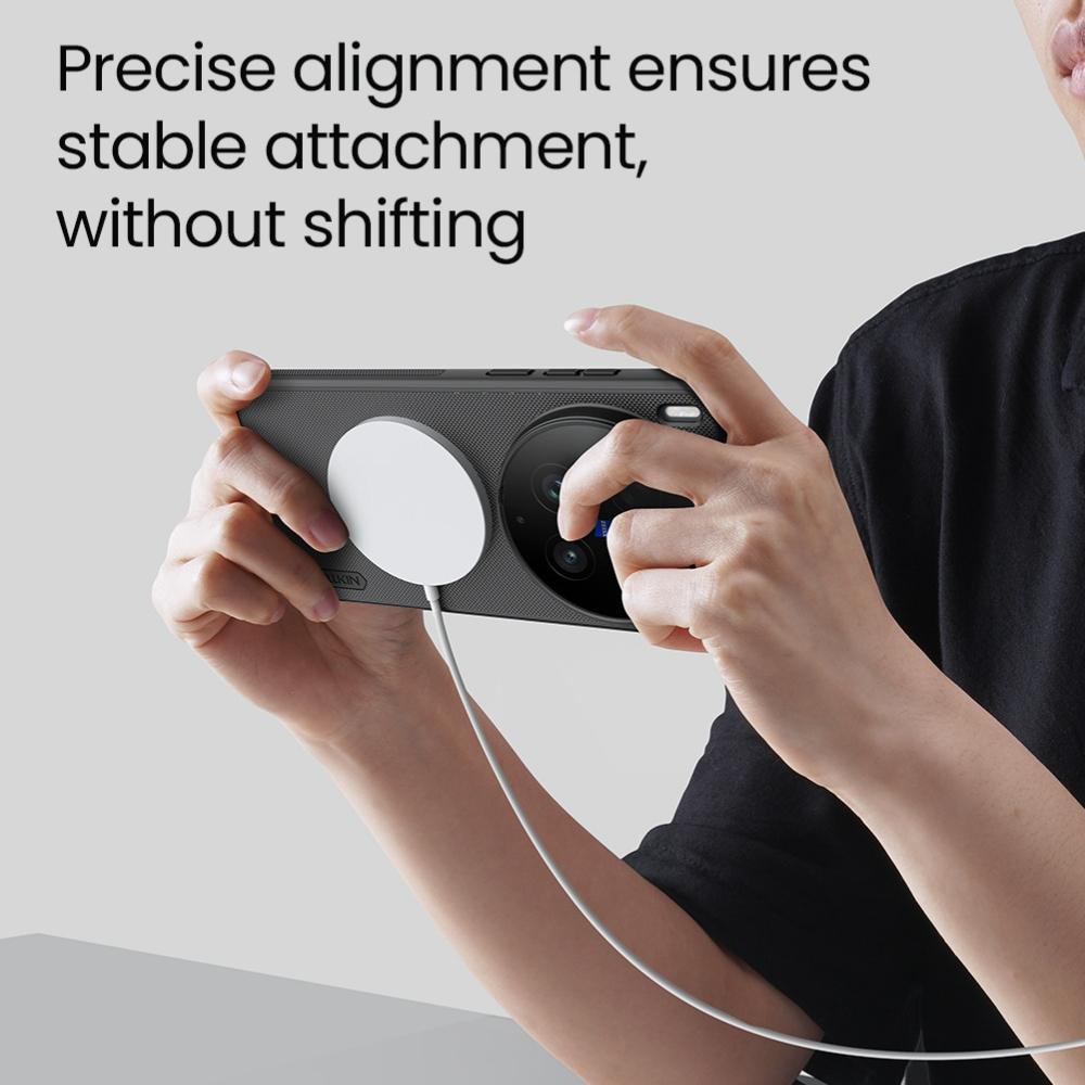 Für Vivo X300 Ultra Handyhülle Nillkin Super Frosted Shield Pro Magnetische Harte PC+TPU Hülle Stoßfeste Rückseite