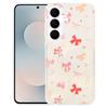Blue Light Jungle Series Magnetic TPU Phone Case For Samsung Galaxy S24+ 5G, Raised Lens Screen Wireless Charging Protective Cover