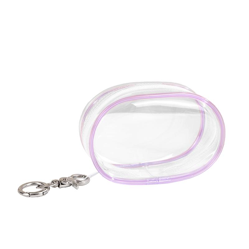 1Pc PVC Transparent Storage Bag Cute Jewelry Wallet Doll Display Out Bag Thickened Keychain Storage Box