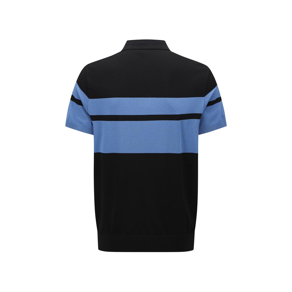 ANEW GOLF Men Abstract Color Block Sweater_Bk