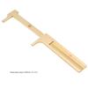Measuring Tool Portable  Solid Copper Vernier Caliper 0 80mm Caliper Ruler for Archaeology