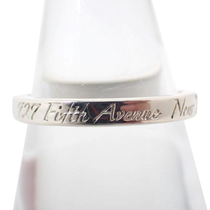 

[Pre-owned] TIFFANY/Tiffany/SV925/Notes/Narrow/Ring/Size 15/j42-11