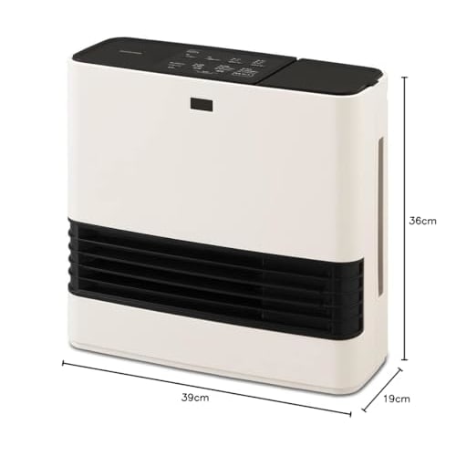 Zvlhčovací keramický ventilátor Iris Ohyama s velkým objemem vzduchu KJKC125D1-W Bílá