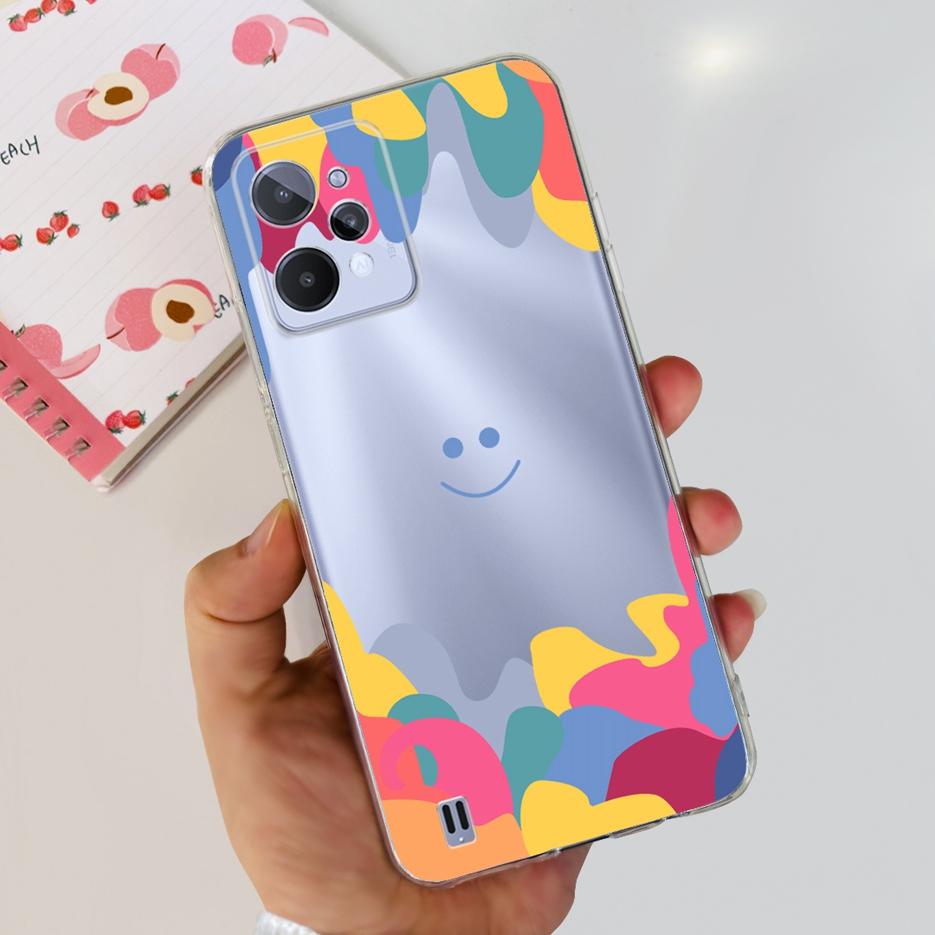 For Realme C31 Case RMX3501 New Fashion Painted Cover Soft Slim Phone Case For Realme C31 C 31 RealmeC31 Back Cover Fundas Coque