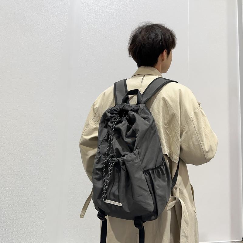 Drawstring Backpack Student Schoolbag Unisex Travel Outdoor Backpack