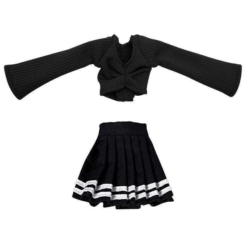 30Cm Lady Doll'S Pleated Skirt Clothes Suit For 1/6 Doll Accessories Dress Up Toys For Children