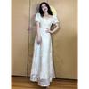 Plus-Size Women's Clothing for Fat Girls, French-Style Gentle Embroidered Square-Neck Slimming Dress, 2026 Summer Fashion Dress That Covers the Body