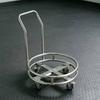 Stainless Steel Soup Bucket Cart Wheeled Insulated Trolley Food Service