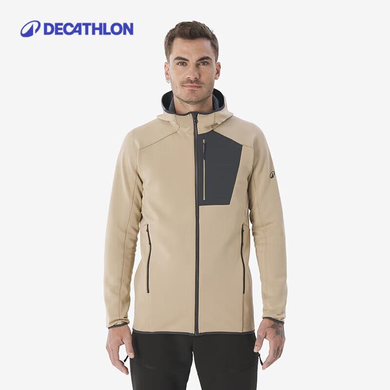 Мужская флисовая куртка с капюшоном и молнией от Decathlon S