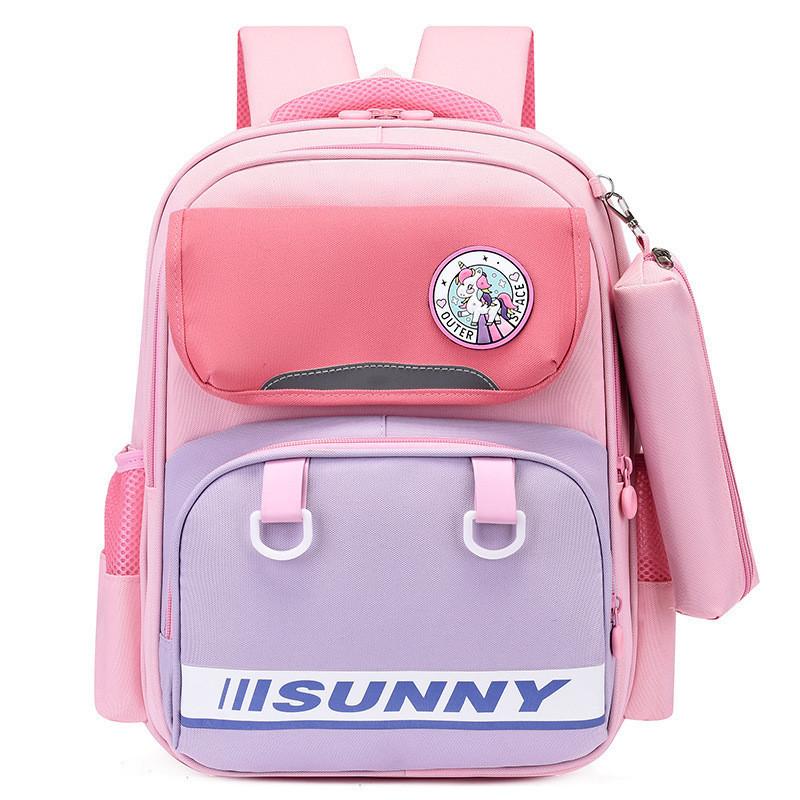 Cute Cartoon Kids Backpack With Large Capacity For Primary School Boys And Girls