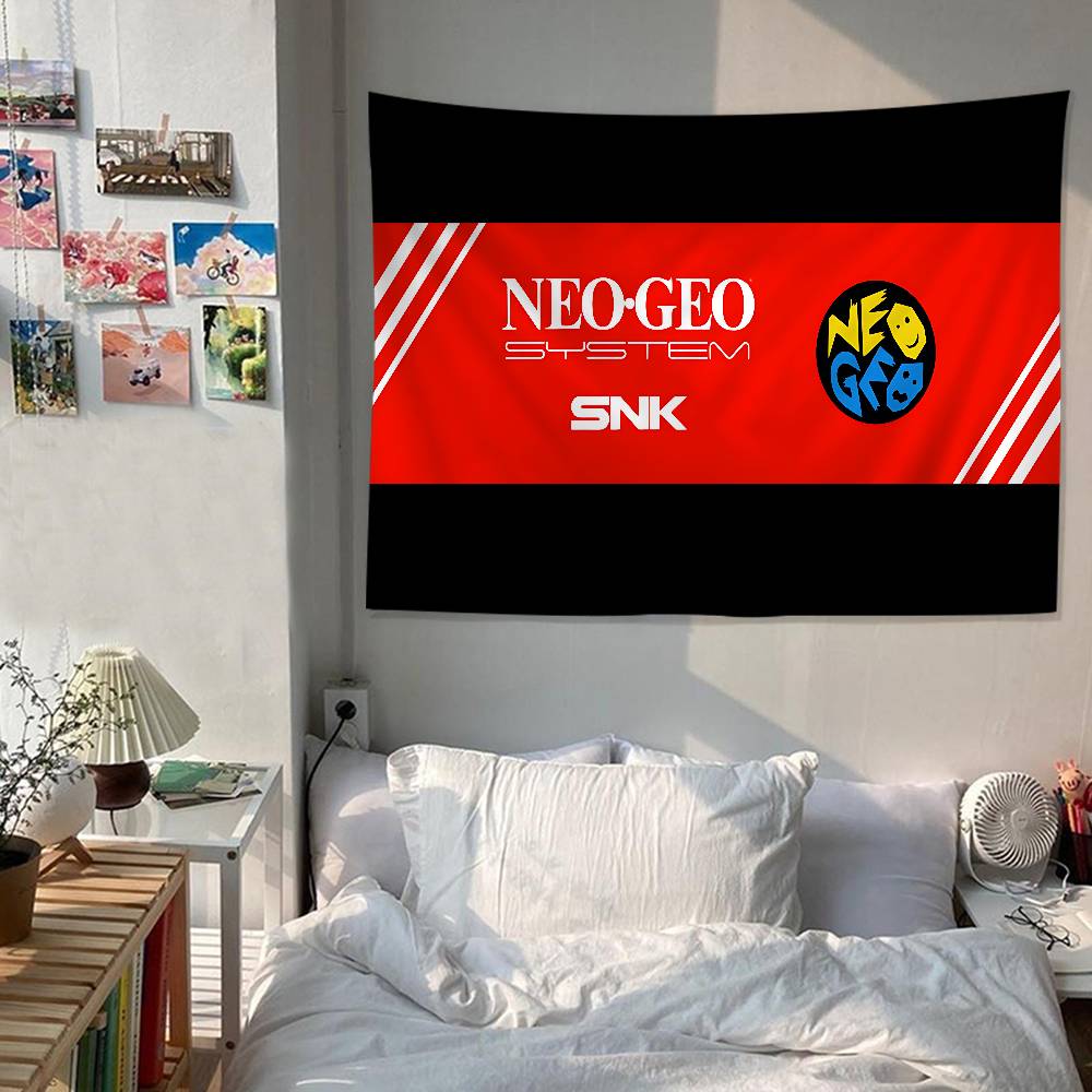 SSNK NNeogeo Neo Geo DIY Wall Tapestry Hanging Tarot Hippie Wall Rugs Dorm Home Decor