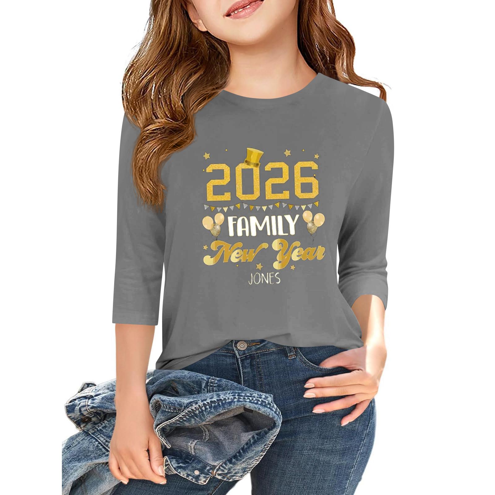 

Детская повседневная футболка с круглым вырезом и принтом «День независимости» с рукавом 3/4 150