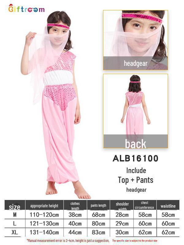 Children's Masquerade Costume: Arab Prince & Greek Princess