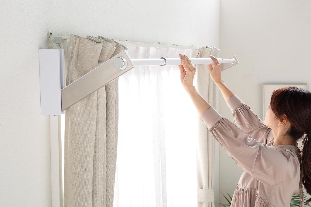 indoor clothes drying bracket by Kawaki made with acrylonitrile butadiene styrene new Foldable, wall-mounted Hardware, (ABS), type, single-size.