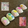 12grids 3D Colorful Round Nail Sequins Macaron Spliced Flower Polka Dot Nail Flakes Resin Dot Paillettes Nail Art Supplies Diy#8