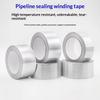 Exhaust Pipe Insulation Tape Exhaust Heat Tape Manifold Downpipe High Temperature Bandage Tape Silver Adhesive Tape
