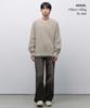 MUSINSA STANDARD Pigment Crew Neck Knit [Dusty Beige]