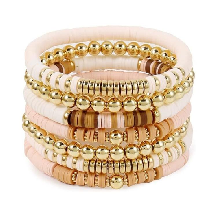 Colorful Bracelet Elastic Rope Beaded Bracelet Featuring Colorful Beads Present for Fashion Beach and Travel Enthusiasts