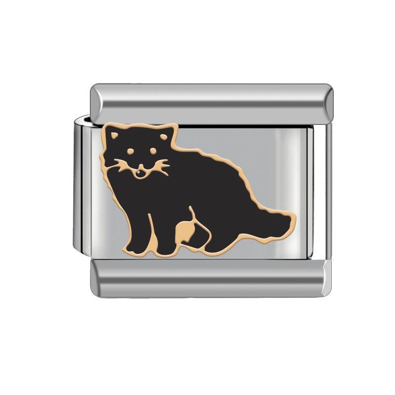 9mm DIY taliansky náramok z nehrdzavejúcej ocele pre ženy